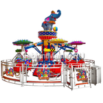 Электрическая Аттракцион карусель «Цирковой слоник», 6,5×6,5×4,2 м