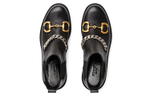 GUCCI Horsebit-detail Ankle Boots