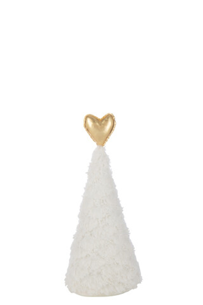 Декор "Елка с сердечком" средняя 23x18x51см