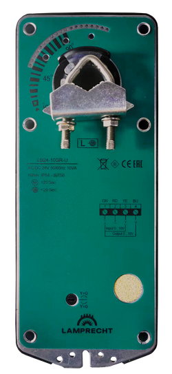 Электропривод LAMPRECHT LB24-03SR-U (С возвратной пружины)
