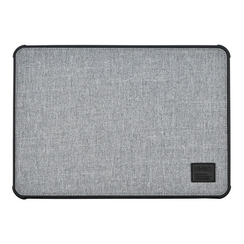 Чехол Uniq DFender Sleeve Kanvas (DFENDER(13MBP)-GREY) для MacBook Air 13" (2018-2020)/Pro 13" (2016-2020) серый