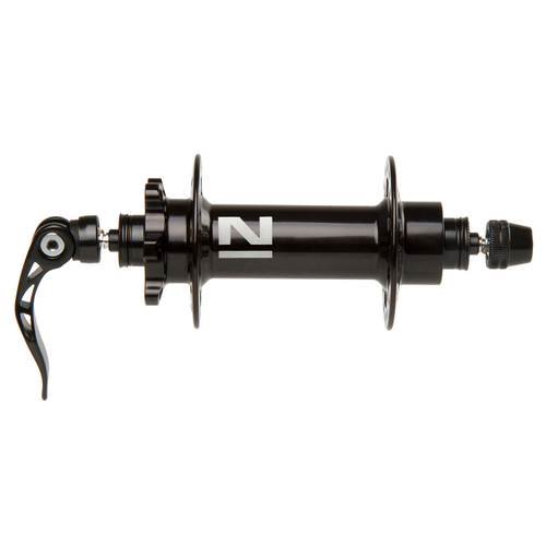 Втулка передняя FatBike алюминий 36отв. д/диск. 2 подш. 208г с экс. 5мм черная NOVATEС