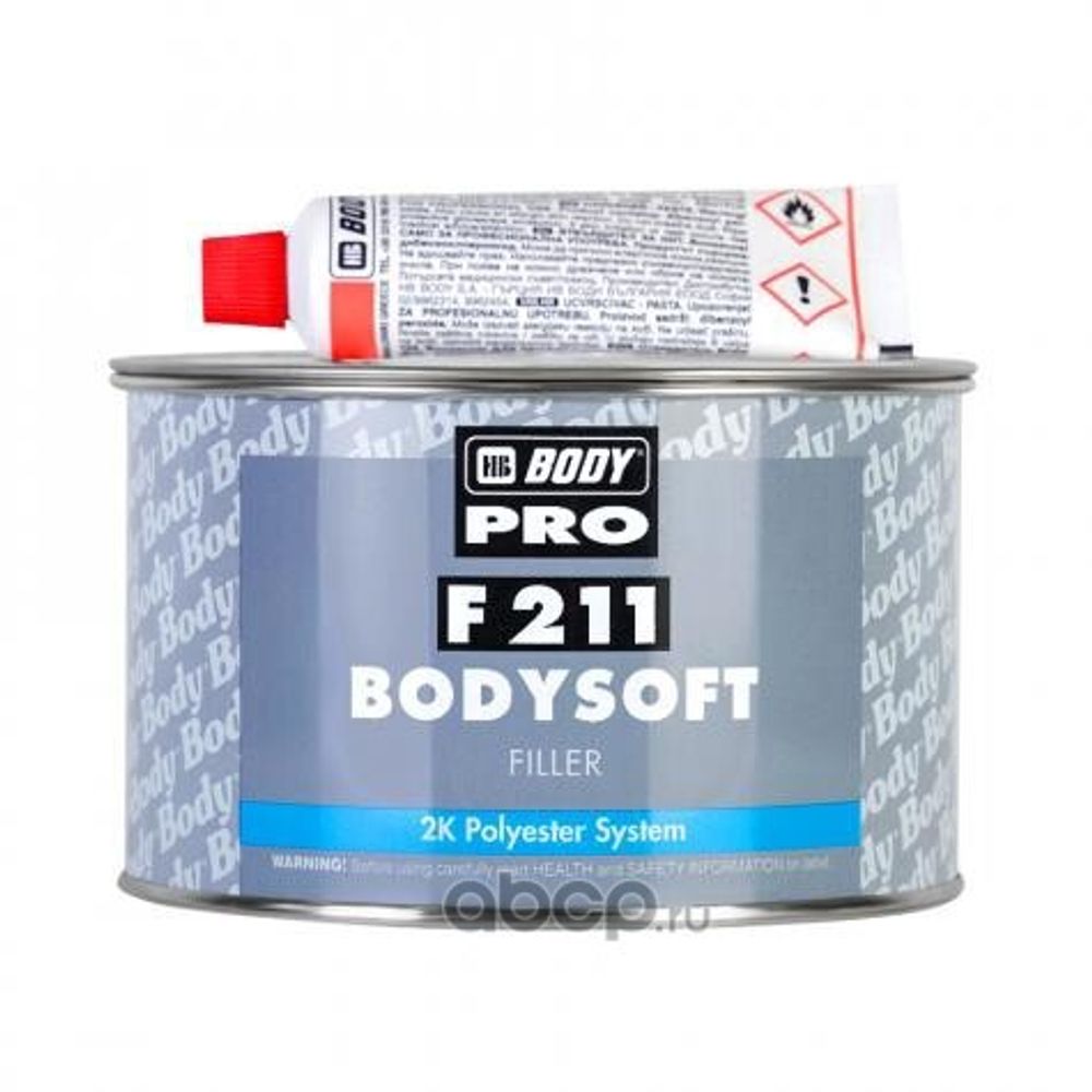 Шпатлевка Body Soft 211 0,9 кг наполняющая (BODY)