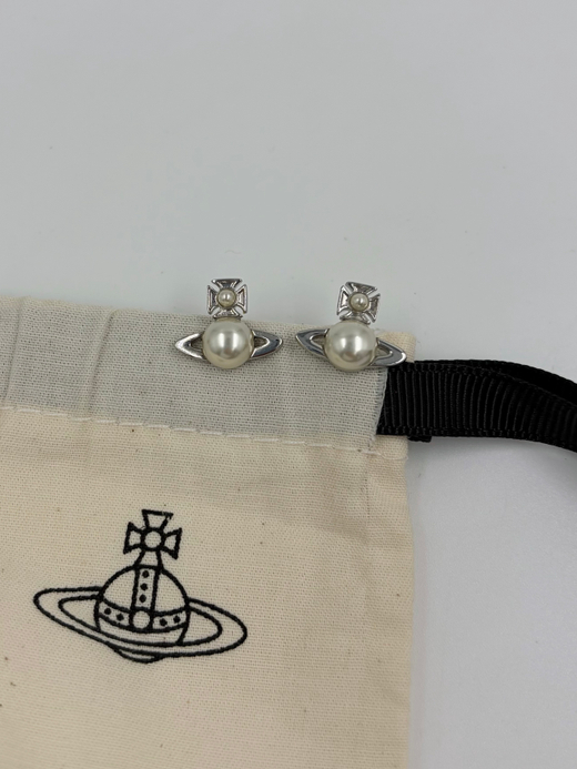 Серьги Orb с «жемчугом» Vivienne Westwood (только онлайн)