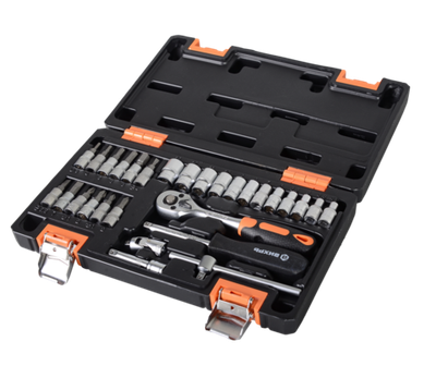 Набор инструментов, 1/4" , CrV, пластиковый кейс 29 предм Вихрь