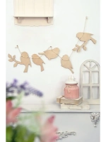 Настенный декор "Птички"
