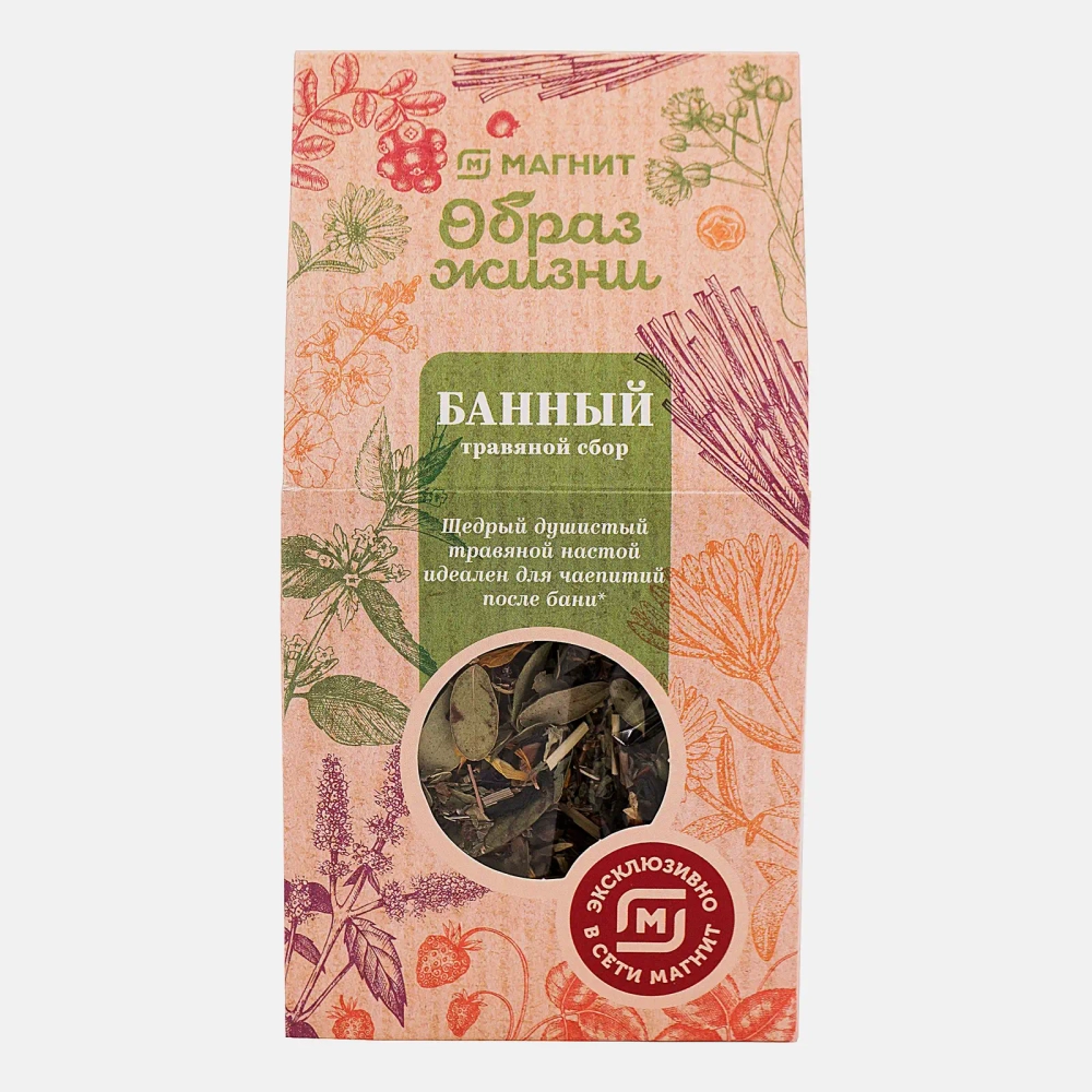 Травяной сбор Магнит Образ жизни Банный 75г