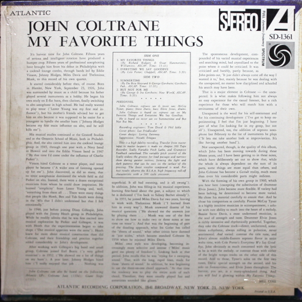 John Coltrane / My Favorite Things (LP)