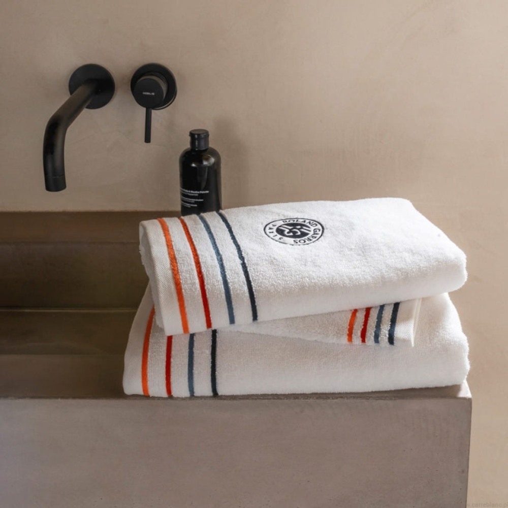 Теннисное полотенце Roland Garros Ace RG 2024 Shower Towel - White