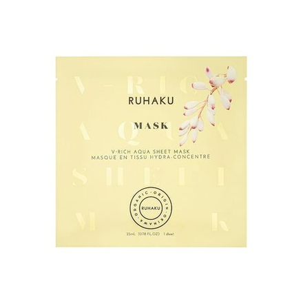 Органические тканевые маски для упругости и восстановления кожи RUHAKU V Rich Aqua Sheet Mask
