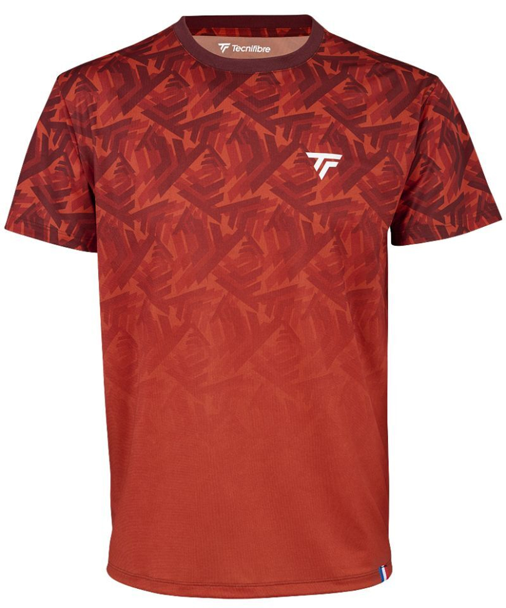 Мужская теннисная футболка Tecnifibre X-Loop Tee - красный