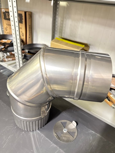 Колено ф110 90гр. AISI304 0.6mm