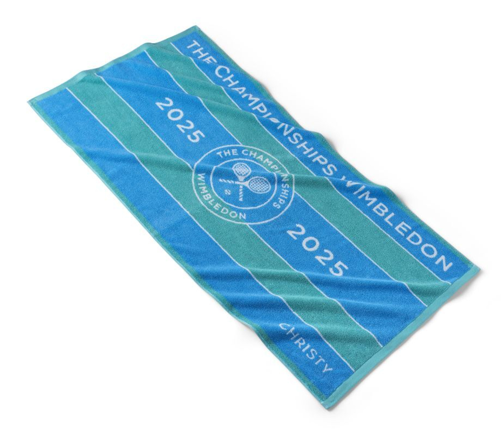 Теннисное полотенце Wimbledon The Championships 2025 Seasonal - aqua/sky blue