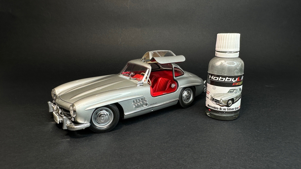 Краска лаковая HobbyLink Mercedes-Benz Silver Gray HP-2201