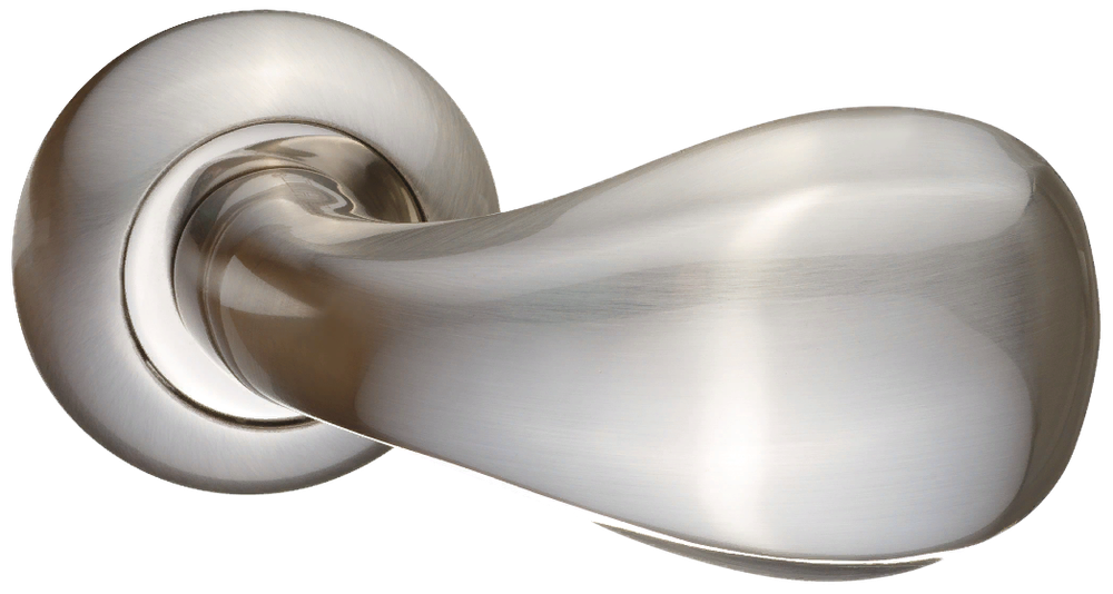 Ручка круг Ренц Сильвия 12-08 SN, цвет никель матовый ЦАМ (гарантия - 10 лет)