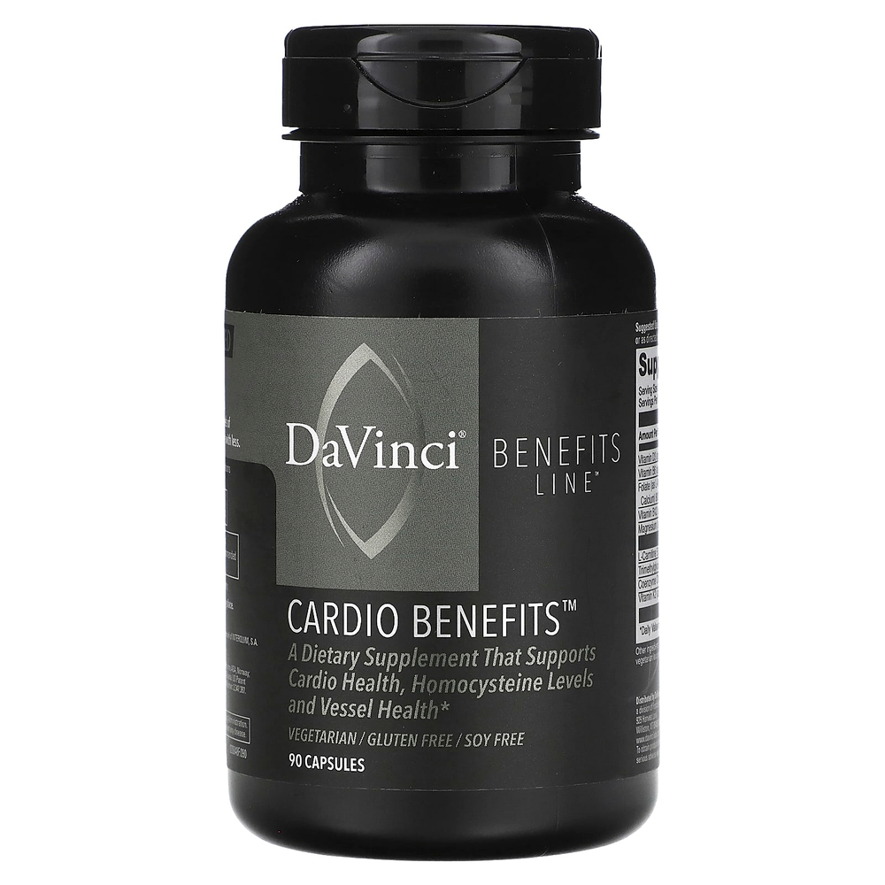 DaVinci Laboratories, Benefits Line, Cardio Benefits, 90 капсул