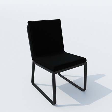 Стул Ideal Patio ГИРА черный - каркас карбон