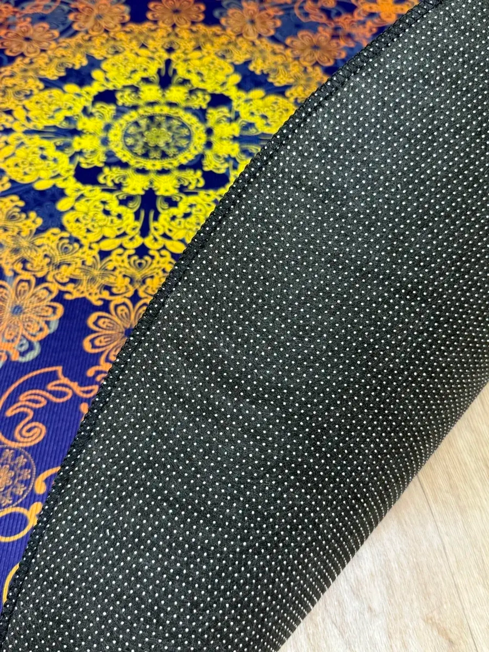 Круглый безворсовый ковер 120х120 для дома