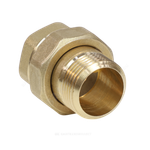 Соединитель латунь американка Ду 20 (3/4") прямой ВР/НР VALFEX VF.340.L.034