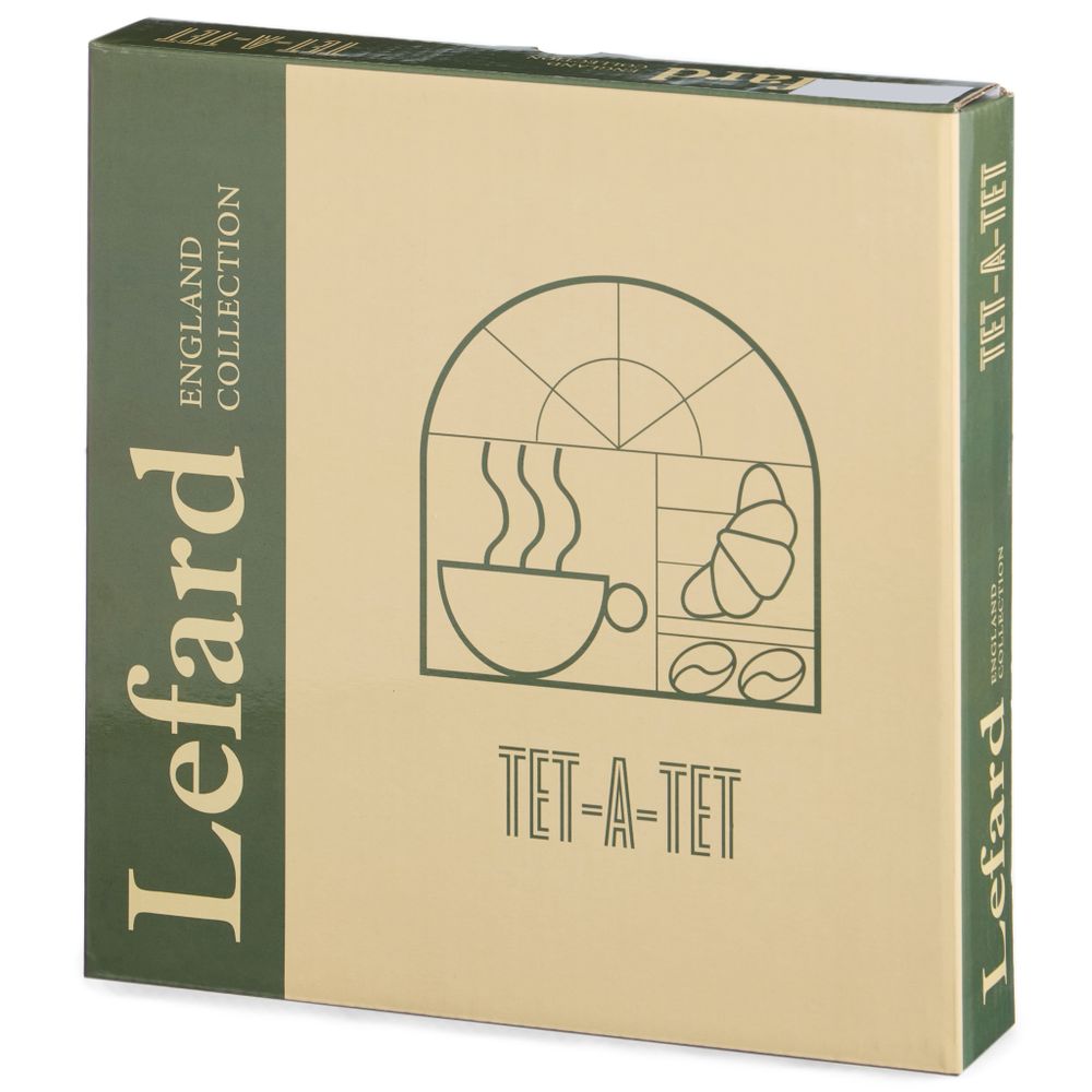 НАБОР ТАРЕЛОК ЗАКУСОЧНЫХ LEFARD "TET-A-TET" 2 ШТ. 20,5 СМ (КОР=16НАБ.)