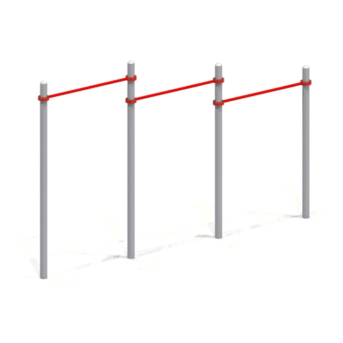 Турник тройной