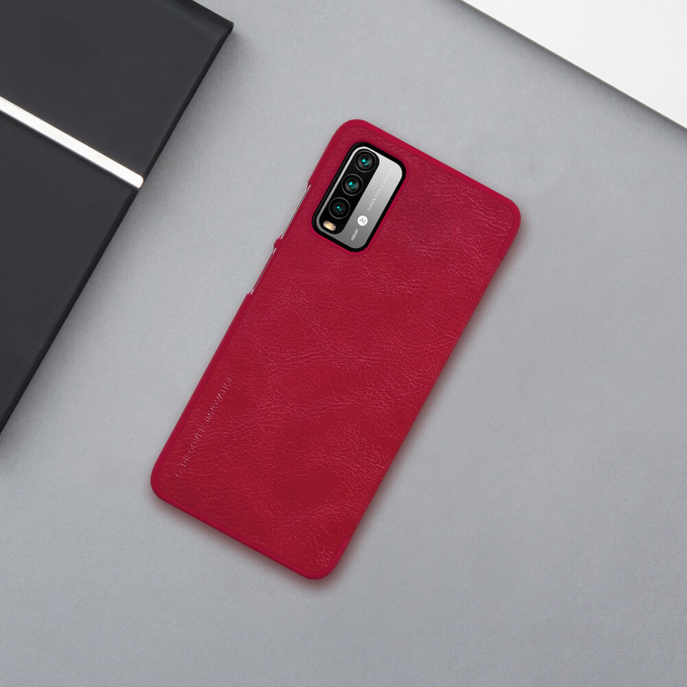 Кожаный чехол-книжка Nillkin Leather Qin для Xiaomi Redmi 9T