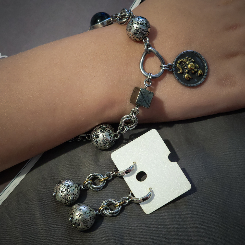 Набор материалов для элемента "Бесконечность", кольчужное плетение МК