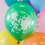 Воздушный Шар (12''/30 см) Буба, Ассорти, пастель, 1 ст, 25 шт.