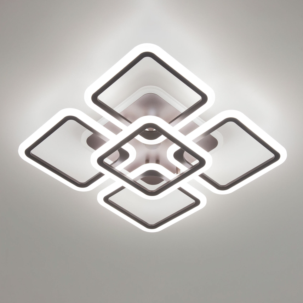 Citilux Марсель Смарт CL232A155E RGB Умная люстра Чёрная