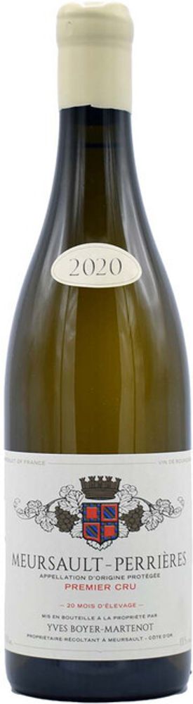 Вино Yves Boyer-Martenot Meursault-Perrieres Premier Cru AOP, 0,75 л.