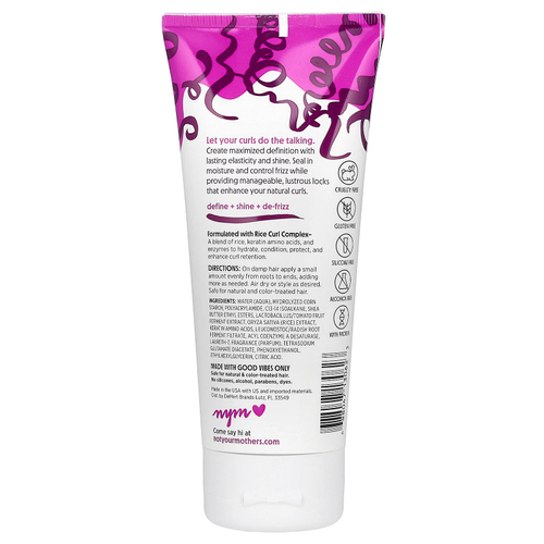 Not Your Mother's, Curl Talk®, определяющий крем, для всех типов локонов, 177 мл (6 жидк. унц.)