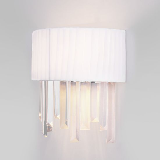 10122/2 / настенный светильник / хром/прозрачный хрусталь Strotskis