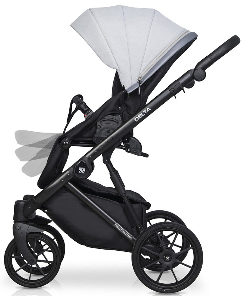 Детская коляска Riko Basic Delta 3 в 1 01 Grey Fox