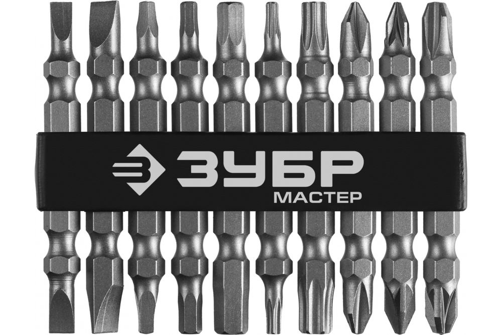 Набор ЗУБР биты длинные для шуруповерта MX-10 Cr-V