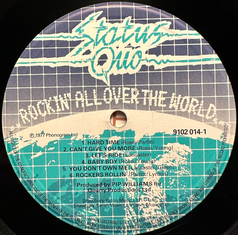 Status Quo - Rockin' All Over The World (Англия 1977г.)