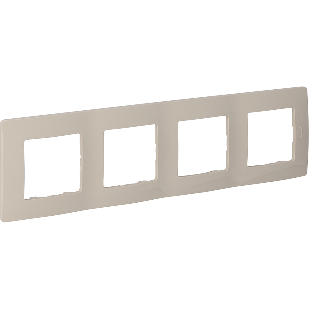 Рамка 4 поста слоновая кость ETIKA Legrand