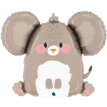 Шар Фольгированный Мышонок (Серый)