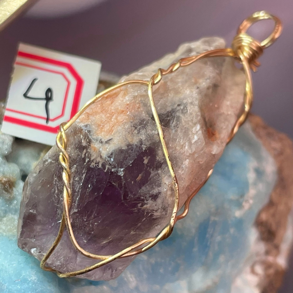 17336 Кулон аметист кристалл