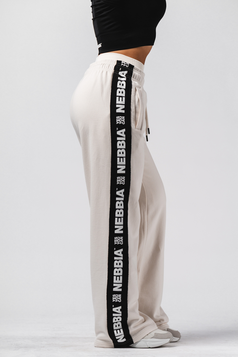 Брюки Straight Leg Sweatpants URBAN 490 Кремовые