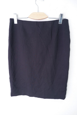 Юбка черная с лампасами 46 размер