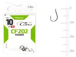 Крючки Cobra FEEDER MASTER сер. CF202 разм. 010 10шт.