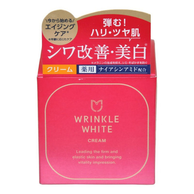 Крем для лица омолаживающий и отбеливающий с ниацинамидом 50 г Meishoku Wrinkle White Cream