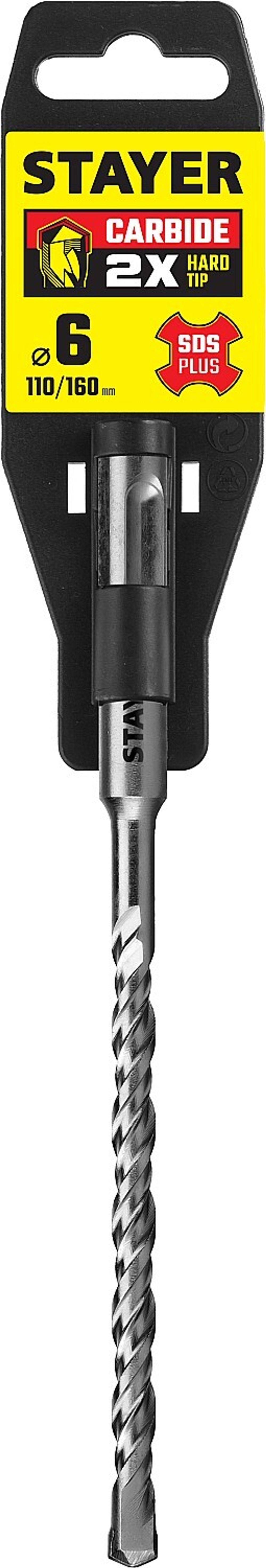 STAYER 6 x 160 мм, SDS-plus бур, Professional (2930-160-06)