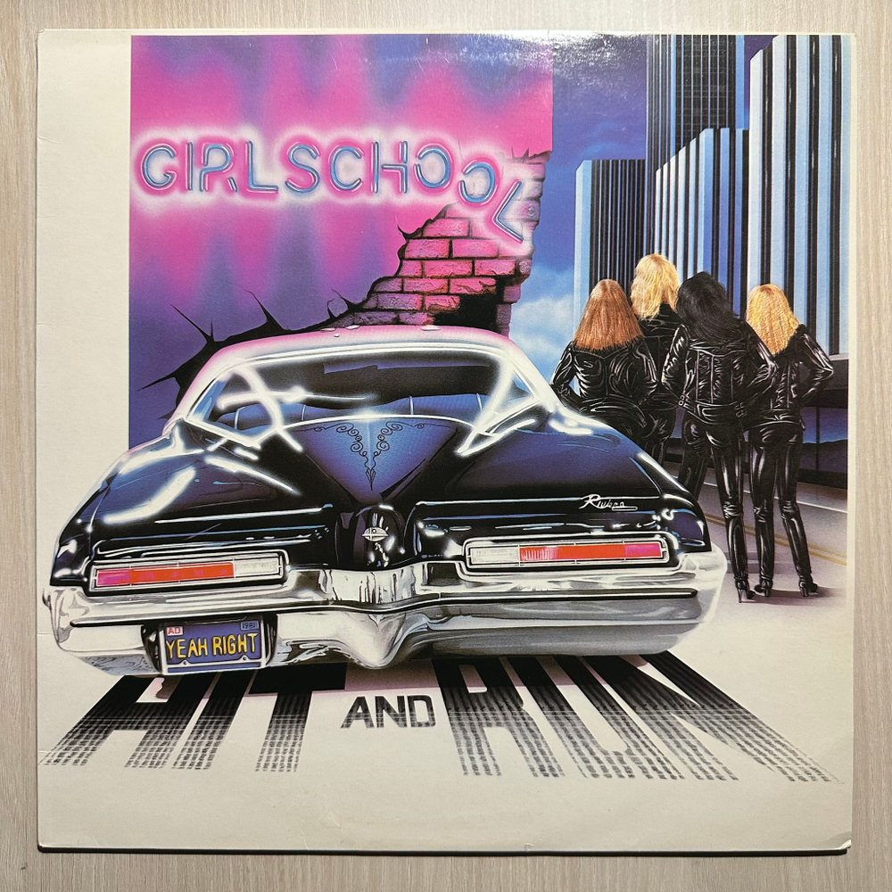 Girlschool - Hit And Run (Скандинавия 1981г.)