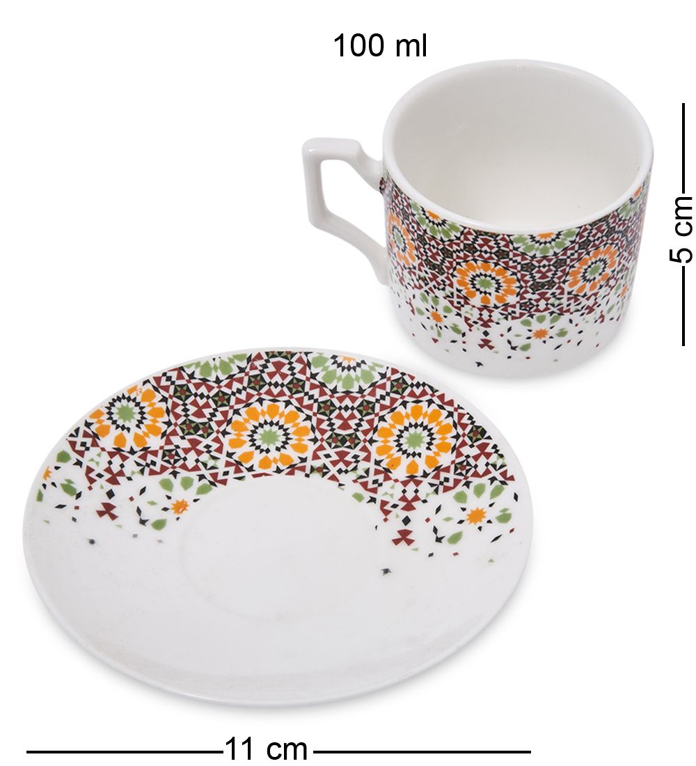 GAEM Art MUG-435/3 Набор из 6 чайных пар