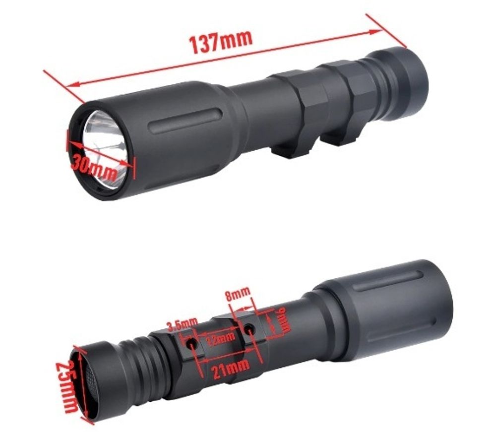 Тактический фонарь PLH-V2 1300 Lm, ВоенПро