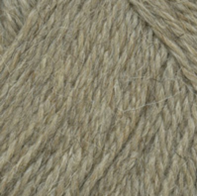 Пряжа "Деревенька", 100% Шерсть, 100гр, 170 м, св. натуральный