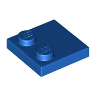 Lego 50шт Плитка 2х2 с заклепками по краю (синий) 33909-6252060