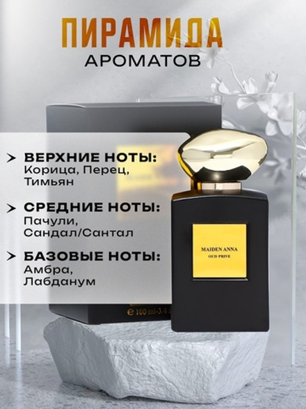 Туалетная вода унисекс Oud Prive, 100 мл