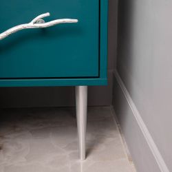 Тумба Арт Колор matte Стайл Сильвер Зеленый бирюзовый матовый